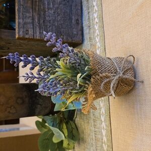 Lavender in Burlap Bag